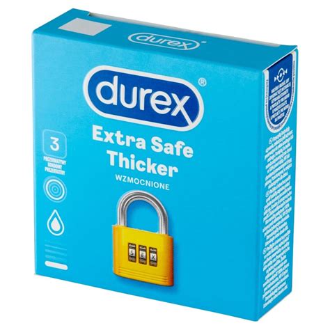 Durex Extra Safe Thicker Prezerwatywy 3 Sztuki Zakupy Online Z