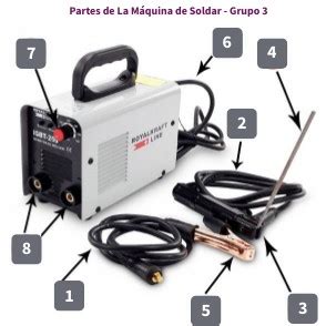 PARTES DE UNA MAQUINA DE SOLDAR