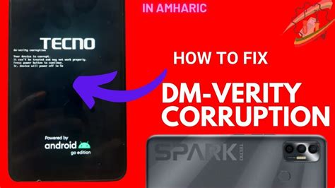 Tecno Kg Dm Verity Corruption Fix Unlock Tool No Neneeded Test Point