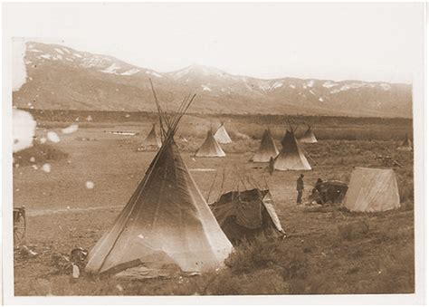 1882 Shoshone And Bannock Tipis Before Pocatello Idaho W Flickr