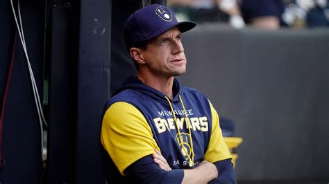 Brewers manager Craig Counsell's contract is on management's agenda