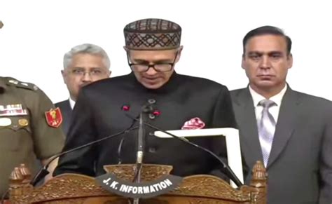 Omar Abdullah Takes Oath Congress Sits Out Of Jammu And Kashmir Government