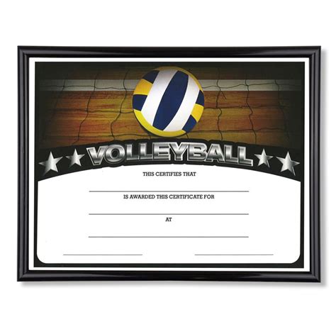 X Inch Sport Black Frame Certificate Holder With