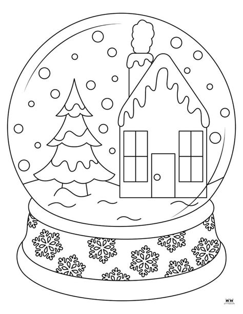 A Snow Globe With A House Inside And Trees In The Middle Surrounded By