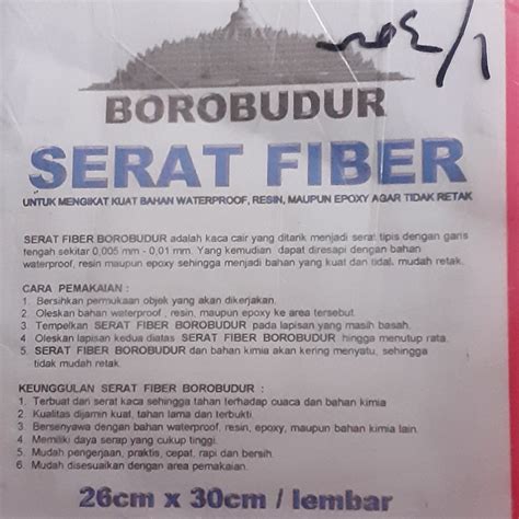 Jual Serat Fiber Anti Retak Anti Bocor Pengikat Bahan Waterproof Resin