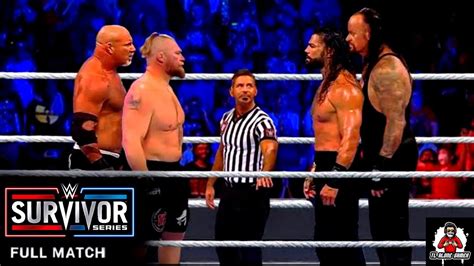 Full Match Goldberg Vs Brock Lesnar Vs The Undertaker Vs Roman Reigns