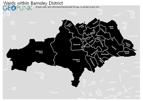 Barnsley Town Centre Map