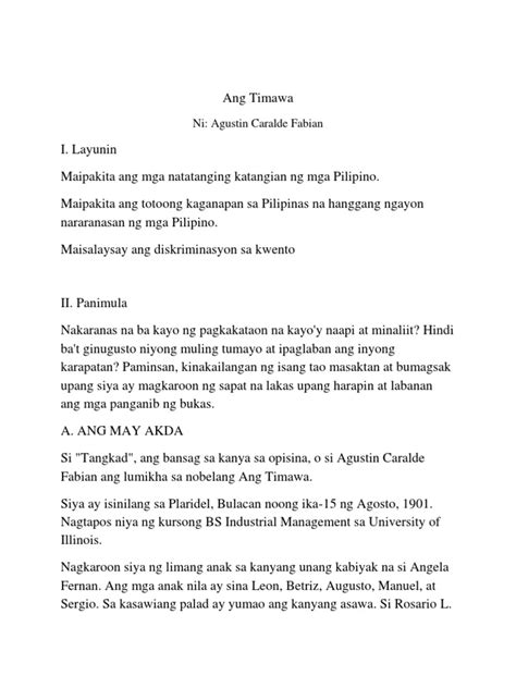 Ang Timawa | PDF