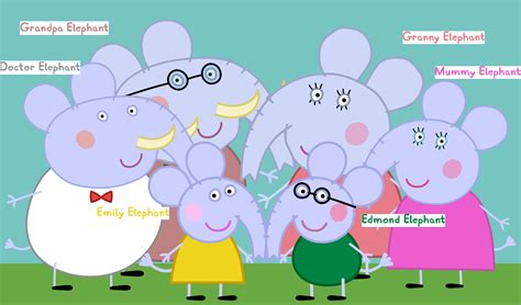 Peppa Pig: The Elephant Family by PieraPigandFriends on DeviantArt