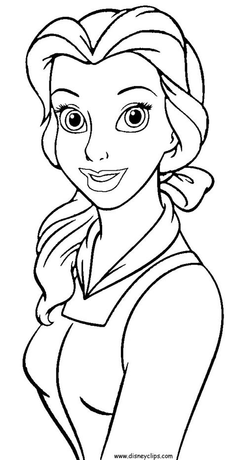 Disney Beauty And The Beast Coloring Page Disney Coloring Pages