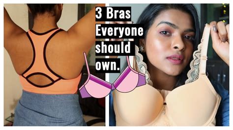 3 Basic Bras For Your Everyday Clothes Beginners Friendly Bra Guide 👙👑👚👗 Youtube