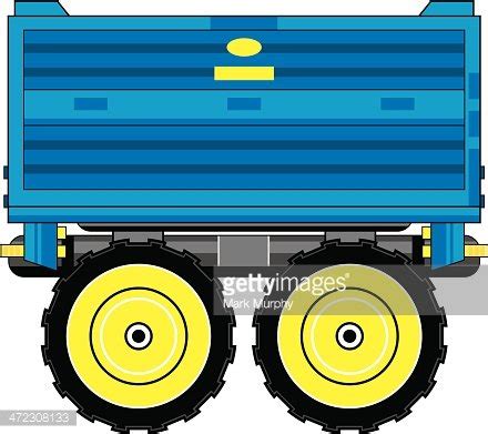 Farming Tractor Trailer Stock Clipart | Royalty-Free | FreeImages