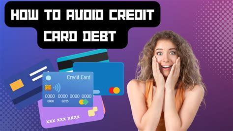 How To Avoid Credit Card Debt Youtube