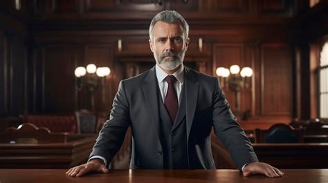 Premium AI Image | A photo of a lawyer in a courtroom