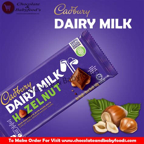 Cadbury Dairy Milk Hazelnut Chocolate Bar G Indulge In Creamy Milk