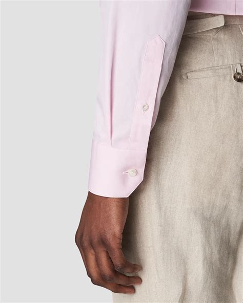 Pink Fine Piqué Shirt Eton