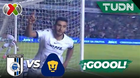 El Toto Salvio Se Meti Entre Todos Y Golazo Quer Taro Pumas