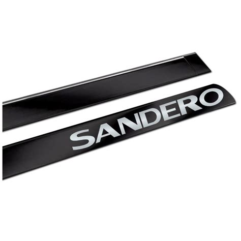 Kit Largo de Friso Preto Lateral Sandero 4 Portas Shekparts Fábrica