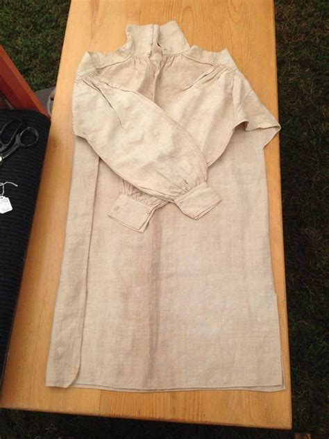 An Overall Look At A C 1790s To Early 1800s Shirt That Is In Great