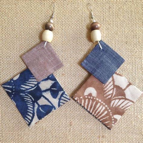 Fabric Earrings Google Search Bijus Brincos