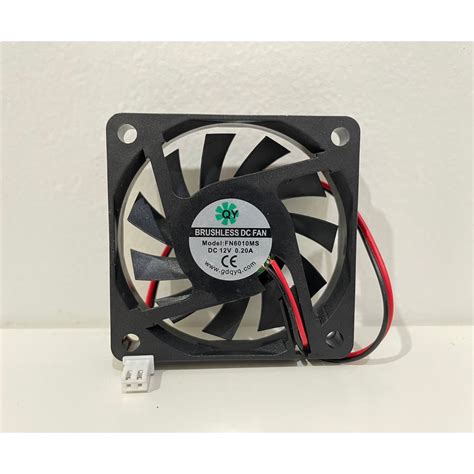 Jual Fan DC 12V 6x6 Cm Kipas DC 12V Tebal 1 1 Cm Shopee Indonesia