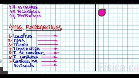 Tema 1 Magnitudes FÍsicas Parte 1 Youtube