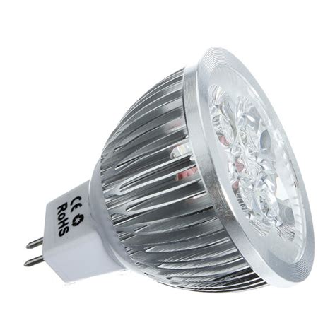 Mr16 4w Warm White High Power Focus 4 Led Spot Lamp Bulbs Ac Dc 12v