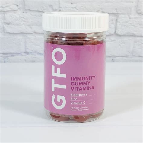 Gtfo Immunity Gummy Vitamins By O Positiv Review Hello Subscription