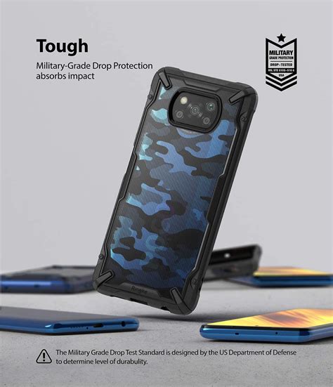 POCO X3 NFC POCO X3 Pro Fusion X Rugged Case By Ringke Camo 100