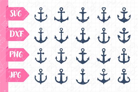 Anchor Svg Nautical Png Svg For Cricut Graphic By Foxgrafy · Creative Fabrica