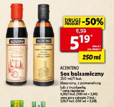 Sos Balsamiczny Klasyczny Acentino Cena Promocja Lidl Opinie