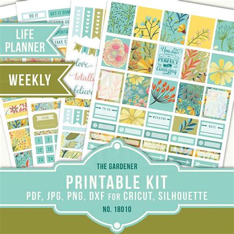 Eclp Weekly Planner Eclp Weekly Kit Erin Condren Stickers Etsy