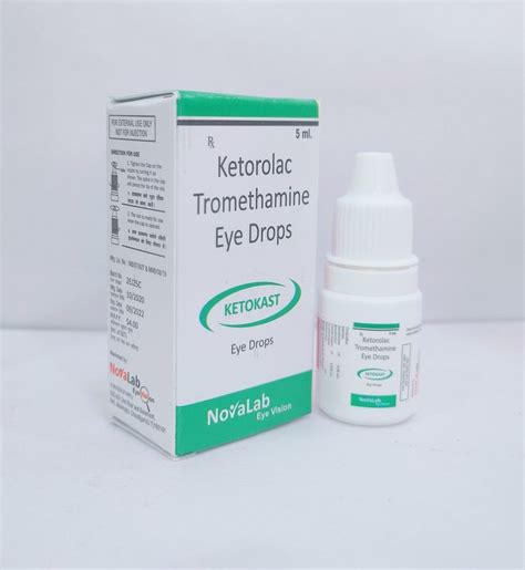 Ketokast Ketorolac Tromethamine Eye Drops Packaging Type Bottle At Rs 54 Piece In Panchkula