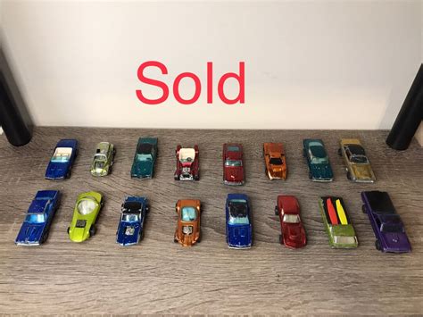 Hot Wheels Redlines Sweet 16 Set Dated 1967 Etsy