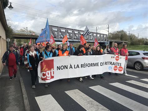 Réforme des retraites environ 1 900 personnes manifestent à Redon