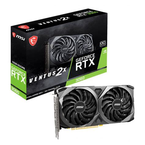 Placa De V Deo Msi Geforce Rtx Ventus Oc X Lhr Gb Gddr Bits