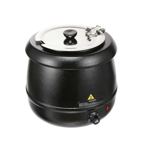 Black Soup Kettle Litre Commercial Warmer Nextday Catering