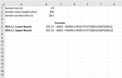 How To Calculate Confidence Intervals In Excel