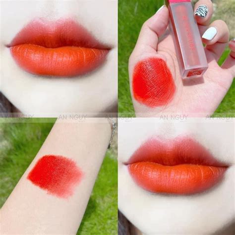 Son Kem Black Rouge Air Fit Velvet Tint Version 1 The Red 45grson
