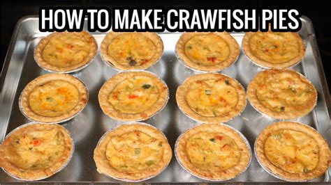 How To Make New Orleans Style Crawfish Pies Youtube