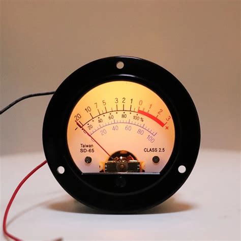 High Accuracy VU Meter Header Stereo Audio DB Level Header Power