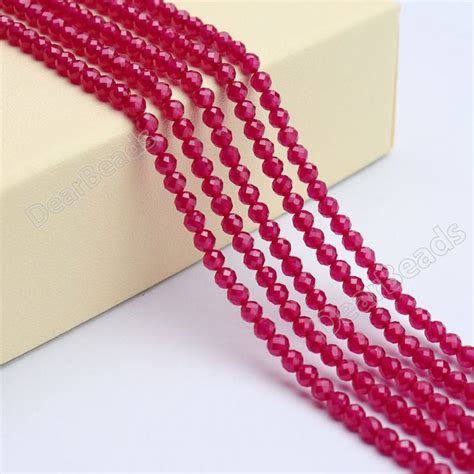 Top 5 Faceted Round Genuine Small Ruby Beads Dearbeads