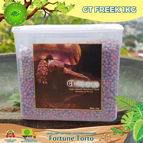 Jual Pelet Gtfreek Kg Gtf Pakan Torto Pelet Sulcata Pelet Pardalis