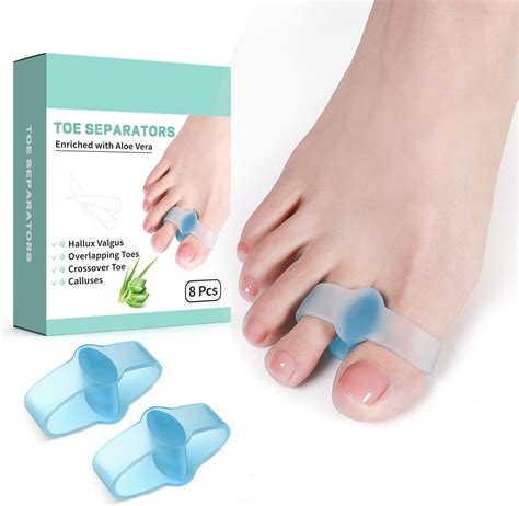 Amazon Sosede 8 Pcs Gel Toe Spacers For Hammer Toe Bunion