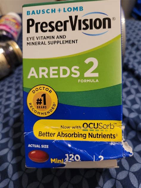 Preservision Areds 2 Eye Vitamin And Mineral 120 Softgels With Ocusorb Exp 05 24 324208697627 Ebay