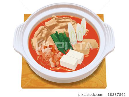Kimchi Hot Pot Stock Illustration 18887842 PIXTA