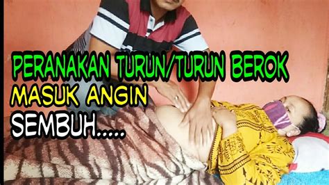 Pijat Tradisional Wanita Muda Turun Berok Dan Sakit Perut Facial And