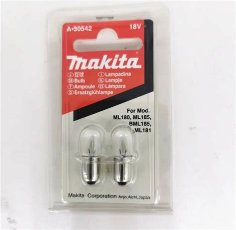 Makita A 90261 A 30542 Xenon 18v Original Flashlight Bulb For Ml180 Ml185 Bml185 Ml181 Dewalt