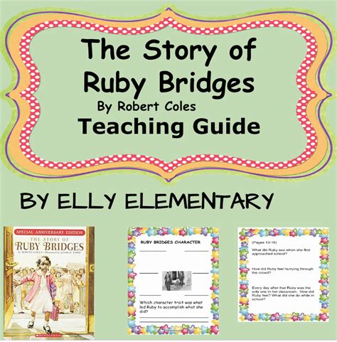 The Story Of Ruby Bridges Reading Lessons With Activities Made By