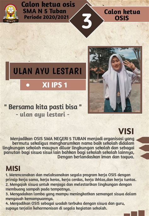 Detail Contoh Visi Misi Osis Koleksi Nomer